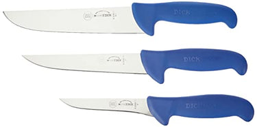 DICK 8255300 Messer-Set 3T Ergo Grip, Stahl, Blau, 48 x 22 x 1.8 cm, 3-Einheiten im Sale